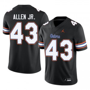 Black Alfonzo Allen Jr. #43 Florida Gators Jersey | Men High School Football Moisture Wicking Embroidery 26308353