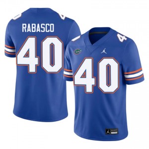 Brandon Rabasco #40 Florida Jersey | Pro-Grade Royal College Football Men Embroidery 54099598