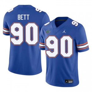 Brendan Bett #90 Florida Gators Jersey | Gameday Royal College Football Men Embroidery 59129394
