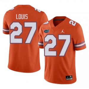 #27 Byron Louis Gators Orange Jersey | Alumni Stitch Men Player Football Gear 24852237