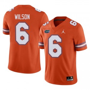 #6 Dallas Wilson Gators Orange Jersey | Elite Swen Men Player Football Gear 75940880