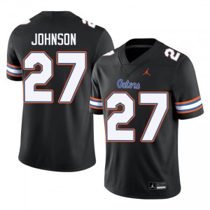 Black Dijon Johnson #27 Florida Gators Jersey | Men High School Football Licensed Embroidery 17528087