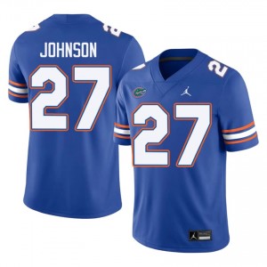 Dijon Johnson #27 Florida Jersey | Pro-Grade Royal College Football Men Embroidery 96501155