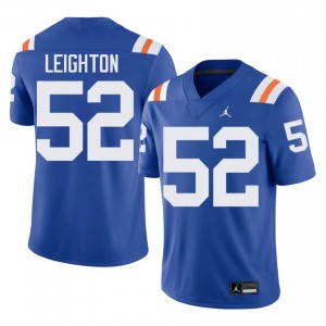 Officially Licensed Dylan Leighton #52 Florida Gators Royal Alternate Jersey | Men University Football Stitched Fan Gear 13772693