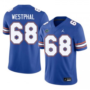 Fletcher Westphal #68 Florida Jersey | Pro-Grade Royal College Football Men Embroidery 62764541