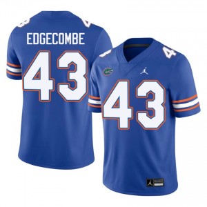 Jaden Edgecombe #43 Florida Gators Jersey | Gameday Royal College Football Men Embroidery 32558345