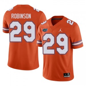 #29 Jaden Robinson Gators Orange Jersey | Classic Swen Men Player Football Gear 50714832