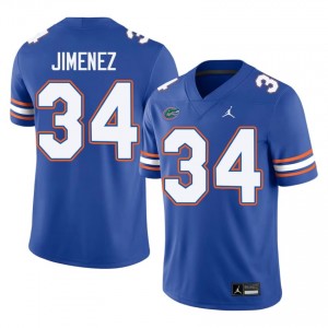 Kelvin Jimenez #34 Florida Gators Jersey | Iconic Royal College Football Men Embroidery 50549526