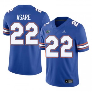 Kofi Asare #22 Florida Gators Jersey | Gameday Royal College Football Men Embroidery 26277066