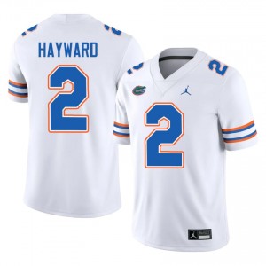 UF Gators Lagonza Hayward #2 White Jersey | Premium Stitched NCAA Football Men Apparel 84878796