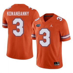 #3 Onis Konanbanny Gators Orange Jersey | Elite Swen Men Player Football Gear 80742017
