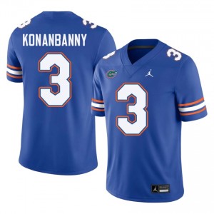 Onis Konanbanny #3 Florida Jersey | Pro-Grade Royal College Football Men Embroidery 61596560