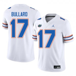 UF Gators Titus Bullard #17 White Jersey | Essential Stitched NCAA Football Men Apparel 14628282