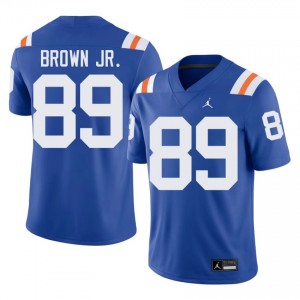 Durable Tripp Brown Jr. #89 UF Gators Royal Alternate Jersey | Men University Football Stitched Fan Gear 12268482