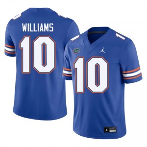 Aaron Williams #10 Florida Jersey | Pro-Grade Royal College Football Men Embroidery 29203848