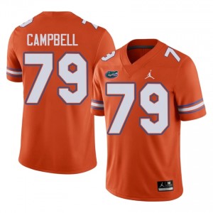 #79 Chancellor Campbell Gators Orange Jersey | Authentic Stitch Men Player Football Gear 47352887
