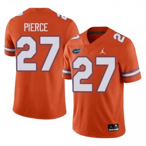 #27 Dameon Pierce Gators Orange Jersey | Elite Swen Men Player Football Gear 82196451