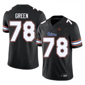 Black Desmond Green #78 Florida Gators Jersey | Men High School Football Moisture Wicking Embroidery 80994731