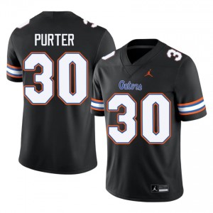 Black Dylan Purter #30 Florida Jersey | Men High School Football Fresh Embroidery 90986043