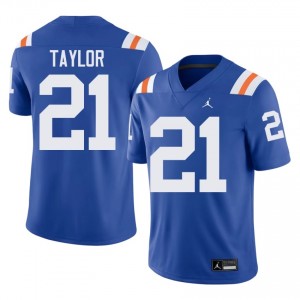 Durable Fred Taylor #21 UF Gators Royal Alternate Jersey | Men University Football Stitched Fan Gear 32233505