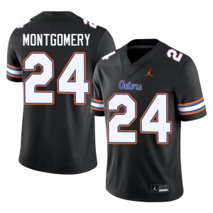 Black London Montgomery #24 Florida Jersey | Men High School Football Limited Embroidery 39303681