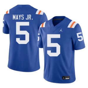 Durable Micah Mays Jr. #5 UF Gators Royal Alternate Jersey | Men University Football Stitched Fan Gear 98140535