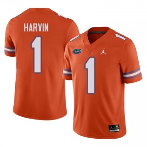 #1 Percy Harvin Gators Orange Jersey | Authentic Stitch Men Player Football Gear 82944371