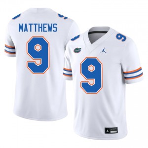 UF Gators Shane Matthews #9 White Jersey | Essential Stitched NCAA Football Men Apparel 46358370