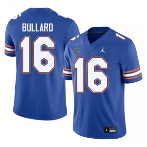 TJ Bullard #16 Florida Jersey | Pro-Grade Royal College Football Men Embroidery 78574485