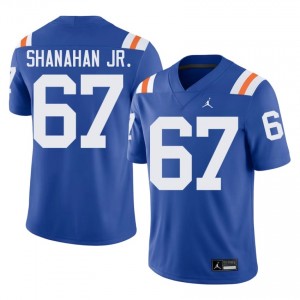 Officially Licensed TJ Shanahan Jr. #67 Florida Gators Royal Alternate Jersey | Men University Football Stitched Fan Gear 23554587
