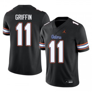 Black Will Griffin #11 Florida Gators Jersey | Men High School Football Moisture Wicking Embroidery 57690363