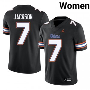Black Amir Jackson #7 Gators Jersey | Women High School Football Licensed Stitch 65855908