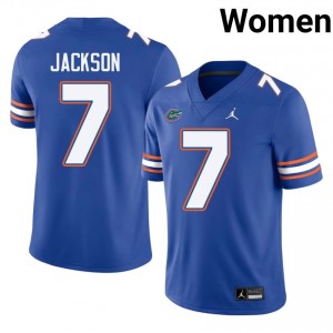 Amir Jackson #7 Gators Jersey | Pro-Grade Royal College Football Women Swen 81090050