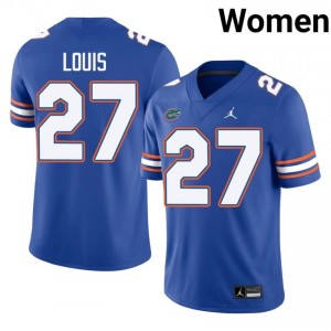 Byron Louis #27 Gators Jersey | Pro-Grade Royal College Football Women Swen 53108666