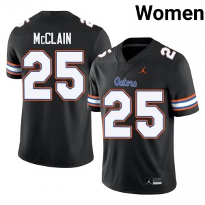 Black Cormani McClain #25 Gators Jersey | Women High School Football Fresh Swen 60568075