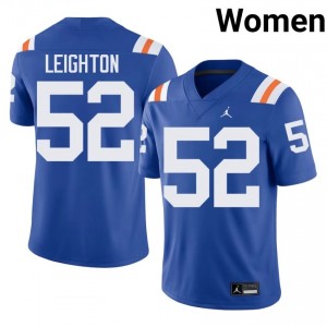 Top-Tier Dylan Leighton #52 Florida Royal Alternate Jersey | Women University Football Embroidery Fan Gear 87277487