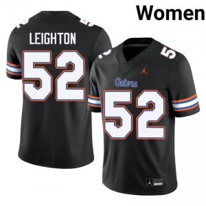 Black Dylan Leighton #52 Gators Jersey | Women High School Football Licensed Stitch 25833841