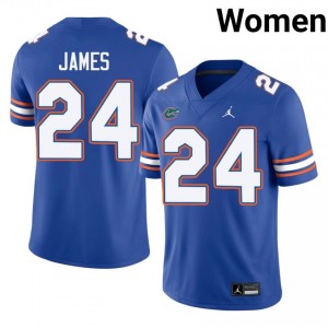 Kamran James #24 Gators Jersey | Pro-Grade Royal College Football Women Swen 66317312
