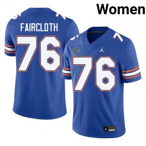 Mark Faircloth #76 Gators Jersey | Exclusive Royal College Football Women Swen 20792928
