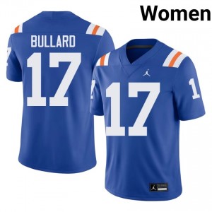 Top-Tier Titus Bullard #17 Florida Royal Alternate Jersey | Women University Football Embroidery Fan Gear 51327577