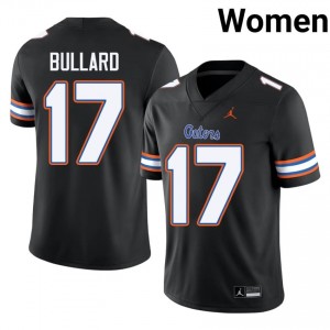 Black Titus Bullard #17 Gators Jersey | Women High School Football Licensed Stitch 64046447