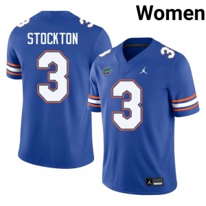 Bailey Stockton #3 Gators Jersey | Pro-Grade Royal College Football Women Swen 25271147