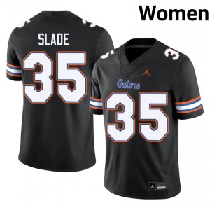 Black Brayden Slade #35 Gators Jersey | Women High School Football Limited Swen 54709275