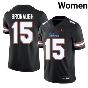 Black CJ Bronaugh #15 Gators Jersey | Women High School Football Fresh Swen 31840767