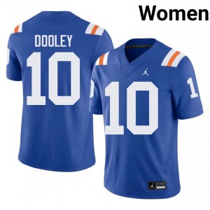 Top-Tier Cam Dooley #10 Florida Royal Alternate Jersey | Women University Football Embroidery Fan Gear 52325461
