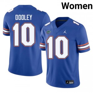 Cam Dooley #10 Gators Jersey | Pro-Grade Royal College Football Women Swen 75704701