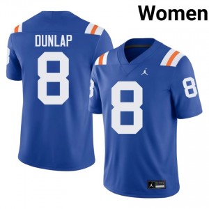 Top-Tier Carlos Dunlap #8 Florida Royal Alternate Jersey | Women University Football Embroidery Fan Gear 59424695