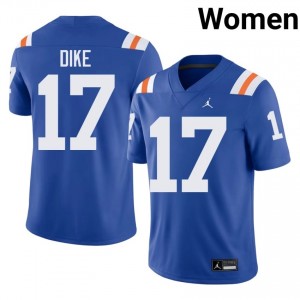 Top-Tier Chimere Dike #17 Florida Royal Alternate Jersey | Women University Football Embroidery Fan Gear 80614819