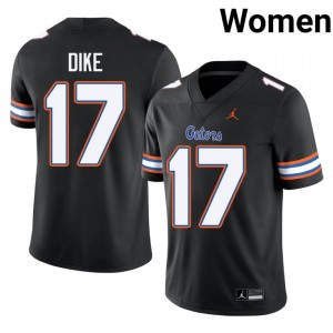 Black Chimere Dike #17 Gators Jersey | Women High School Football Licensed Stitch 36642600