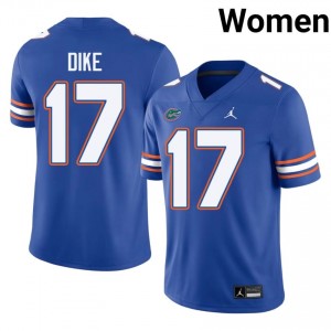 Chimere Dike #17 Gators Jersey | Pro-Grade Royal College Football Women Swen 15254320